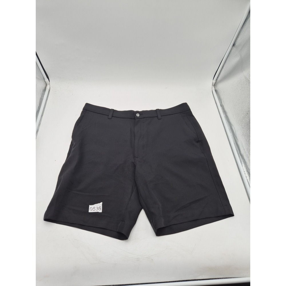Men's Callaway Black Stretch Golf Shorts Flat 10" Inseam Lightweight Size 36